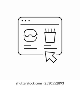 Online-Shop-Symbol, Vektor