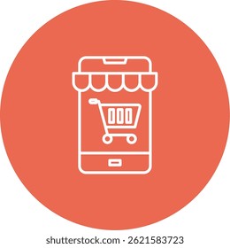 Online Shop Icon Symbol Art Sign