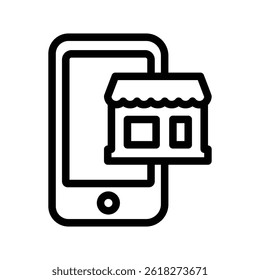 Online-Shop-Symbol, Vektorgrafiken