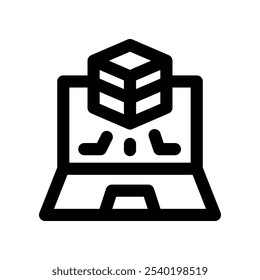 online shop icon. vector line icon for your website, mobile, presentation, and logo design.