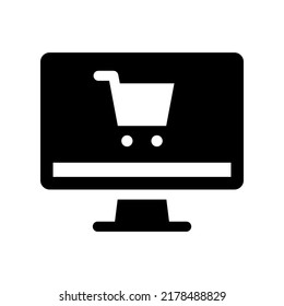 Illustration zum Design von Symbolen im Online-Shop