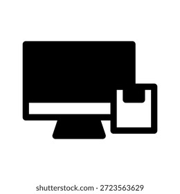 Tienda Online Icono Vector Símbolo Diseño Ilustración