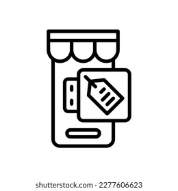 online shop icon for your website, mobile, presentation, and logo design.