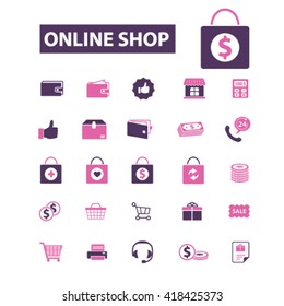 online shop icons
