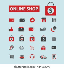online shop icons
