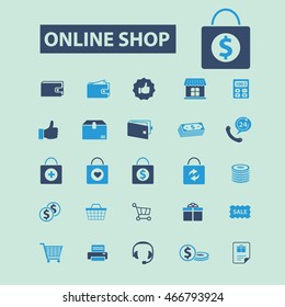 online shop icons