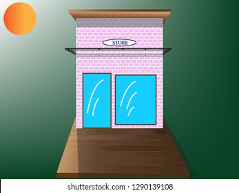 online shop illustration and shop design