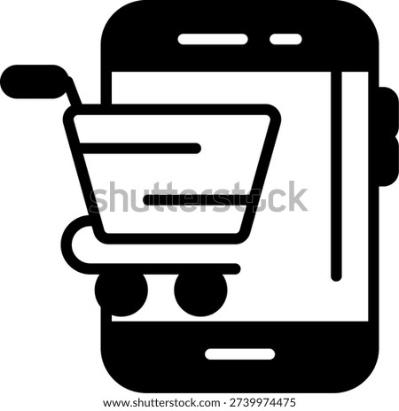 Online Shop Illustration vector Icon Design