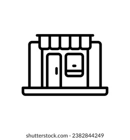 online shop line icon. vector icon for your website, mobile, presentation, and logo design.
