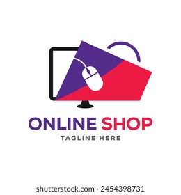 Online Shop Logo. Online Logo.