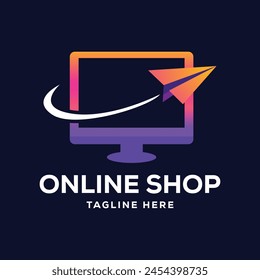 Online Shop Logo. Online Logo.