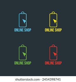 Online Shop Logo. Online Logo.