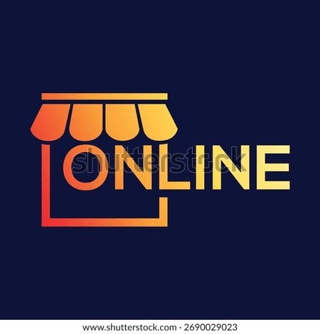 online shop logo.It is definitely a creative logo. Where can it be used? *Brand Identity *Business Card *T-Shirt *Company Logo etc.