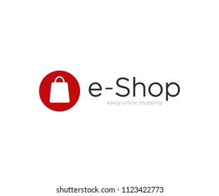 Online Shop Logo Design Template Vector