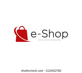 Online Shop Logo Design Template Vector