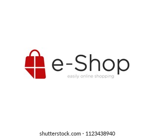 Online Shop Logo Design Template Vector