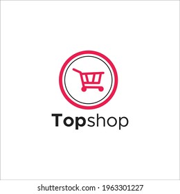 online shop logo design template