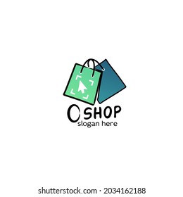 Design-Vorlage für das Online-Shop-Logo, Symbol für das Suchlogo, Logo-Symbol