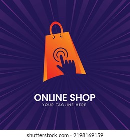
Plantilla de diseño del logotipo de la tienda en línea. Perfecto para eCommerce, venta, tienda, tienda, descuento o elemento web de tienda.