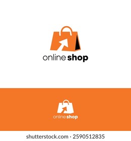 Online shop logo design template