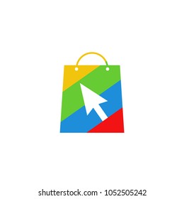 Online Shop Logo Design Vector