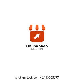 Online Shop Logo Design Vector