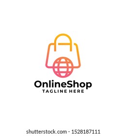 Online Shop Logo Design Vector Stock Vector (Royalty Free) 1528187111