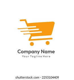 Logo-Design des Online-Shops, Vektorgrafik