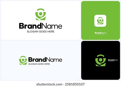 Online shop Logo designs for e commerce and online store logo templates, Creative shopping Logo vector icon illustration design, Shopping bag icon for online shop business logo.