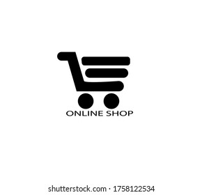 Online Shop Logo designs Template, Vector illustration eps 10