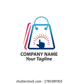 Online Shop Logo designs Template, Vector illustration.EPS 10