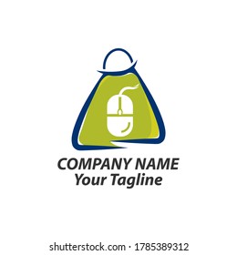Online Shop Logo designs Template, Vector illustration.EPS 10