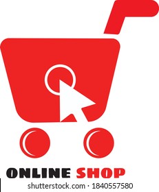 Online Shop Logo designs Template. Shopping Logo vector icon illustration design. Shopping bag icon for online shop business logo. Online store logo vector illustration. Logotypes For Online Shop-01-0