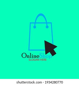 Online Shop Logo designs Template, Vector illustration