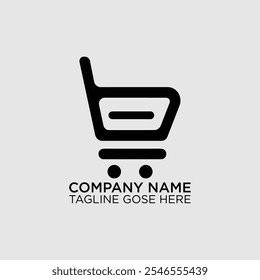 Online Shop Logo designs Template. Illustration vector graphic of shopping cart and shop bag combination logo design concept. Perfect for Ecommerce, sale, discount or store web element.