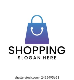 Online-Shop-Logo, E-Commerce-Vektorvorlage