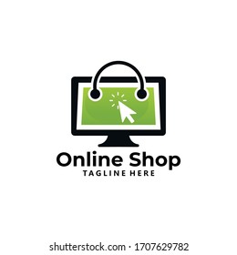 online shop logo icon vector isolated