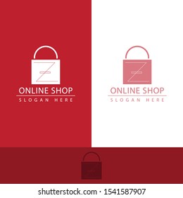 online shop logo with the shape of a bag and the letter Z in it makes this design. unique, modern, simple, luxurious.