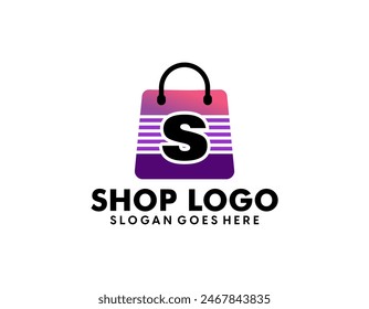 Online Shop Logo. Shopping Shop Logo