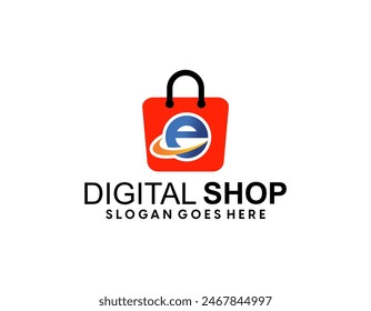 Online Shop Logo. Shopping Shop Logo