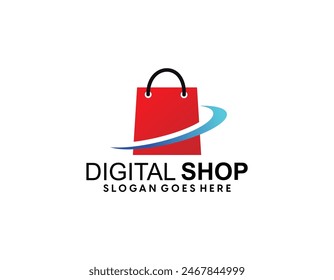 Online Shop Logo. Shopping Shop Logo