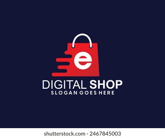 Online Shop Logo. Shopping Shop Logo