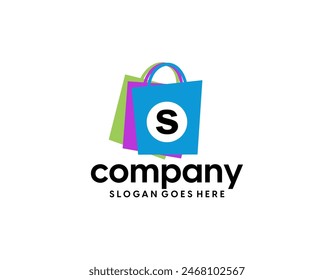 Online Shop Logo. Shopping Shop Logo