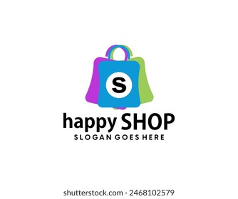 Online Shop Logo. Shopping Shop Logo