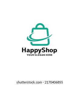 Online shop logo. Online shopping icon. Ecommerce, Online store, Online marketing logo. Business, Web, Digital, Network, Technology logo.