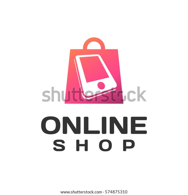 Online Shop Logo Online Shopping Icon Stock Vector (Royalty Free) 574875310