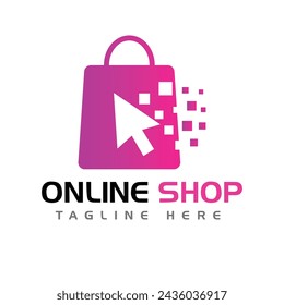 Online Shop Logo. Online Store logos. Online Logo. EPS10