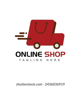 Online Shop Logo. Online Store logos. Online Logo. EPS10