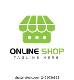 Online Shop Logo. Online Store logos. Online Logo. EPS10