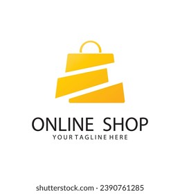 Design-Vektorgrafik für Online-Shop-Logo